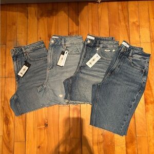 Dynamite Blue Denim Shorts Collection